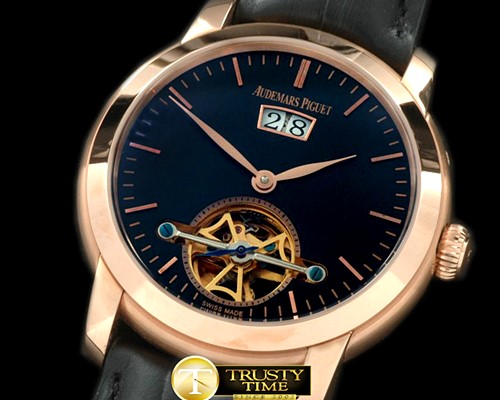 오데마피게 Jules Audemars Big Date/Tourbillon RG/LE Black Asian -AP0193B