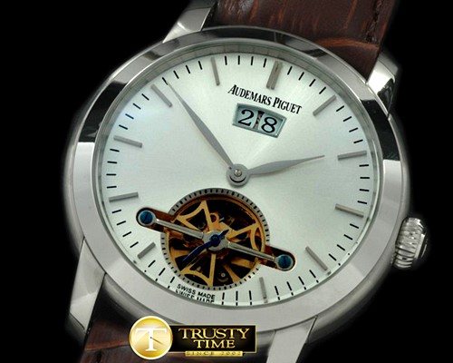 오데마피게 Jules Audemars Big Date/Tourbillon SS/LE White Asian -AP0194A