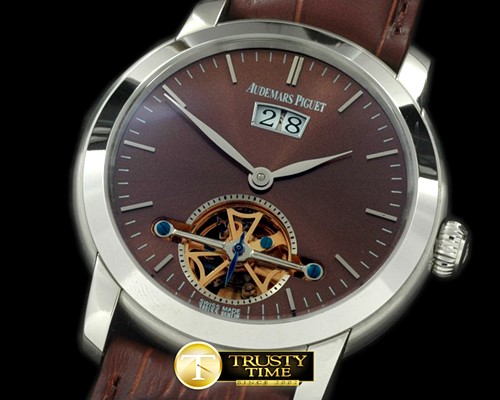 오데마피게 Jules Audemars Big Date/Tourbillon SS/LE Brown Asian -AP0194B