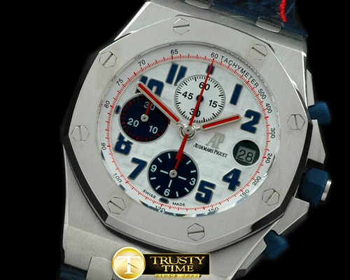 오데마피게 Royal Oak Chronograph SS/LE Tour Wht A7750 -AP0196