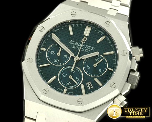 오데마피게 Royal Oak Chrono SS/SS Blue Jap OS20 Quartz -AP0204C