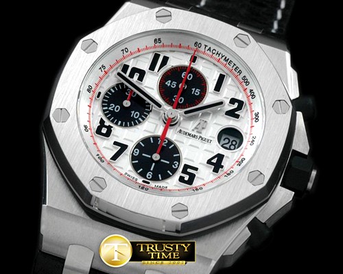 오데마피게 Royal Oak Chrono SS/LE White Theme A7750 -AP0213