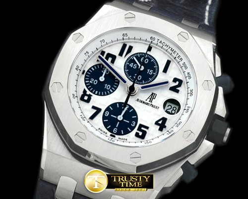 오데마피게 Royal Oak Chrono SS/LE Navy A7750 -AP0223B