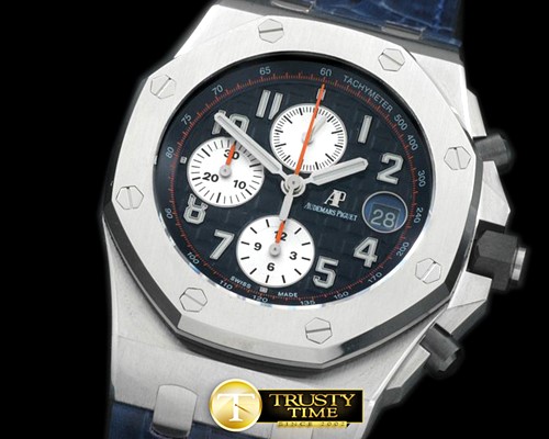 오데마피게 2014 Royal Oak Chrono 26470 SS/LE Blue A7750 Sec@12 -AP0224
