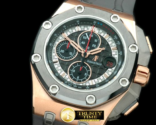 오데마피게 Royal Oak Chrono RG/RU MSchumichael A7750 Sec@12 -AP0245