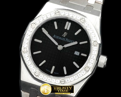 오데마피게 Royal Oak Ladies SS/SS Black SQtz -AP0248B