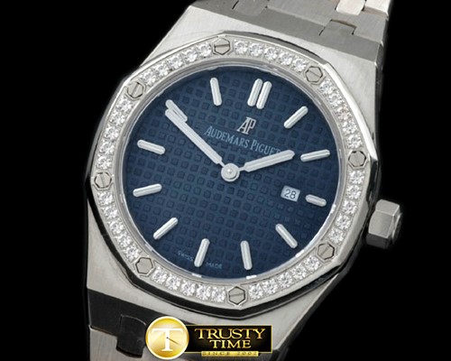 오데마피게 Royal Oak Ladies SS/SS Blue SQtz -AP0248C