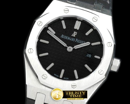 오데마피게 Royal Oak Ladies SS/LE Black SQtz -AP0258B