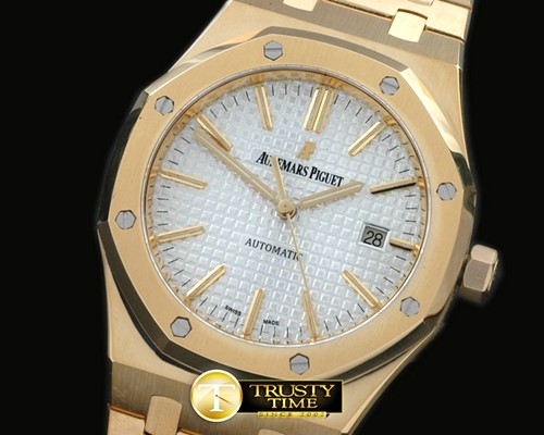 오데마피게 Royal Oak 15400 YG/YG White Jap M 9015 -AP0260B
