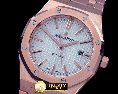 오데마피게 Royal Oak 15400 RG/RG White Jap M 9015 -AP0261C