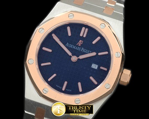 오데마피게 Royal Oak Ladies SS/RG Blue SQtz -AP0305D
