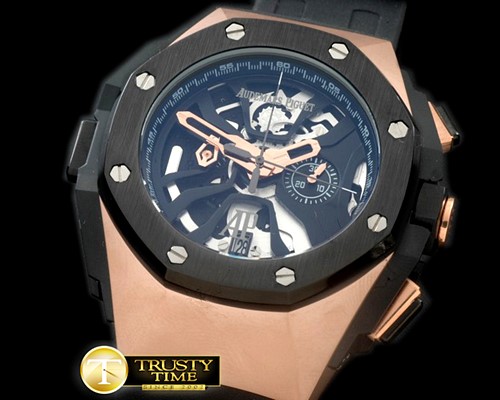 오데마피게 Royal Oak Concept Laptimer RG/RU Black Jap OS20 -AP0320C