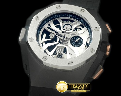 오데마피게 Royal Oak Concept Laptimer PVD/RU White Jap OS20 -AP0321B