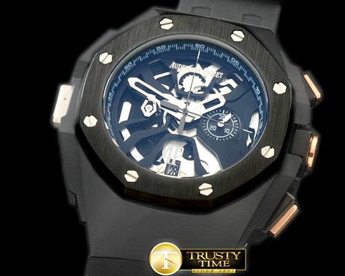 오데마피게 Royal Oak Concept Laptimer PVD/RU Black Jap OS20 -AP0322B