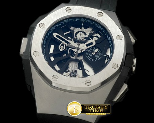 오데마피게 Royal Oak Concept Laptimer SS/RU Black Jap OS20 -AP0323B