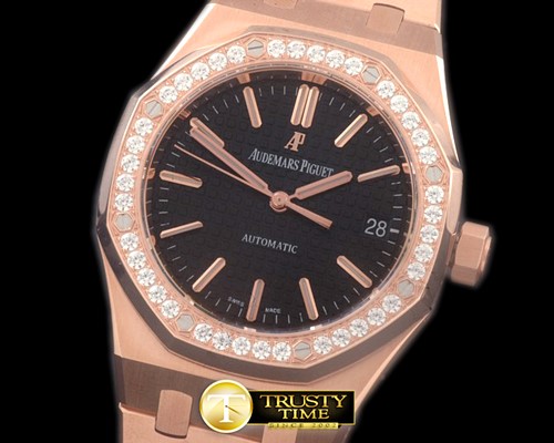 오데마피게 Royal Oak 15450 RG/RG Black AP 3120 -AP0326B