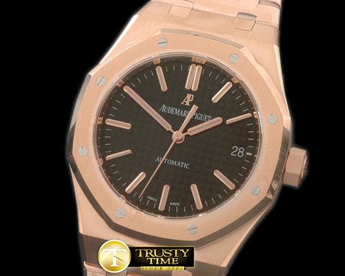오데마피게 Royal Oak 15450 RG/RG Black AP 3120 -AP0327B