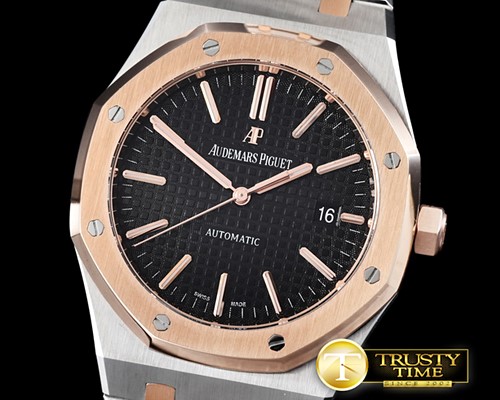 오데마피게 Royal Oak 15400 RG/SS Black AP 3120 -AP0338B