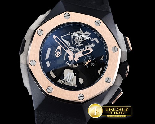 오데마피게 Royal Oak Concept Laptimer RG/RU Black Jap OS20 -AP0339A