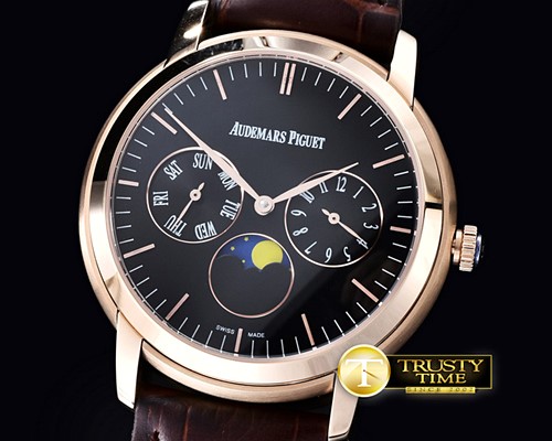 오데마피게 Jules Audemars Pert. Calendar RG/LE Black Jap MY9015 -AP0353A