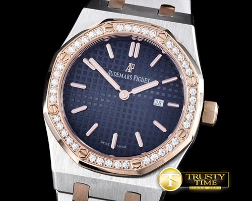 오데마피게 Royal Oak Ladies TT Blue SQtz -AP0356A