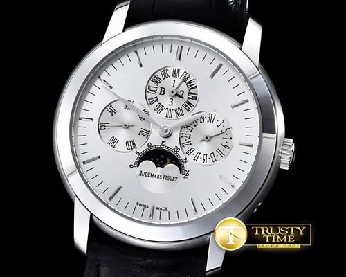 오데마피게 Jules Audemars Pert. Calendar SS/LE White A2813 -AP0362B