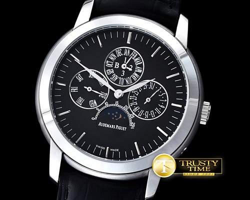 오데마피게 Jules Audemars Pert. Calendar SS/LE Black A2813 -AP0362C
