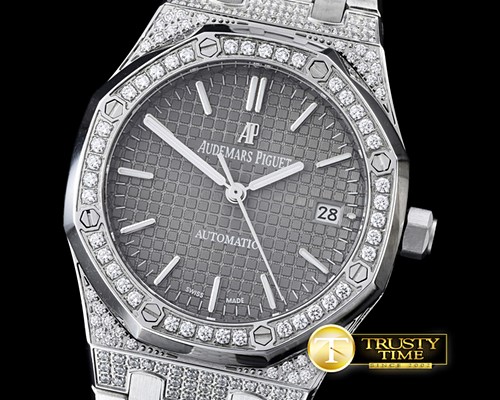 오데마피게 Royal Oak 15400 SS/SS Diam Grey JHF M9015/3120 -AP0365B