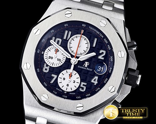 오데마피게 AP Royal Oak Chrono 26470 SS/SS Blue A3126Noob -AP0374A