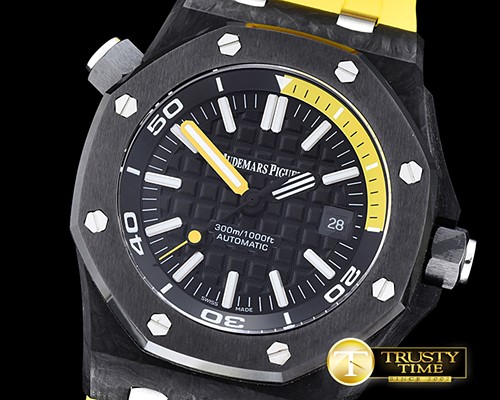 오데마피게 Royal Oak Diver FC/YRU Black/Yellow JHFA2813 Mod3120 -AP0378D