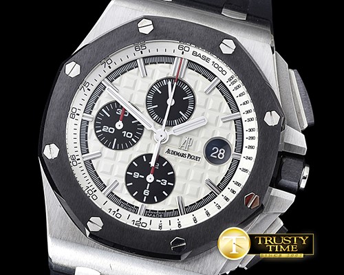 오데마피게 Royal Oak Offshore Novelty SS/RU White Noob A7750 secs -AP0379A