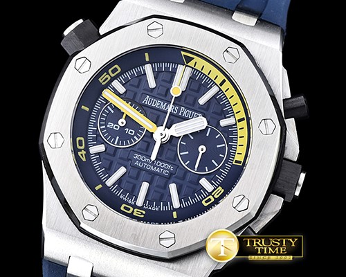 오데마피게 ROO Basel 2016 Diver Chrono SS/RU JHF Blue A7750 Mod31 -AP0383A