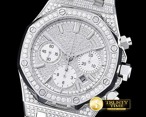 오데마피게 Royal Oak Chronograph 26322O SS/SS Diams A7750 -AP0385B