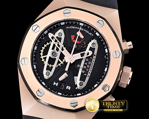오데마피게 Royal Oak Concept RG/RU Blk/SS VK Quartz -AP0394A