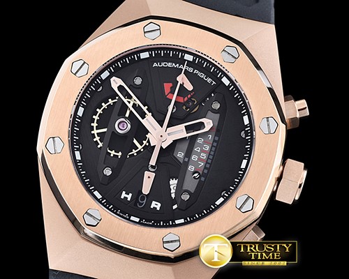 오데마피게 Royal Oak Concept RG/RU Blk/Blk VK Quartz -AP0394B