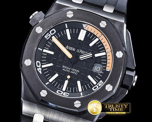오데마피게 Royal Oak Diver Ceramic CER/RU Blk/Org BP MY9015 Mod -AP0398A