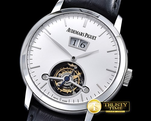 오데마피게 AP Jules Tourbillon Grande Date SS/LE WhtTourbillon -AP0399A