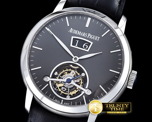 오데마피게 AP Jules Tourbillon Grande Date SS/LE BlkTourbillon -AP0399B