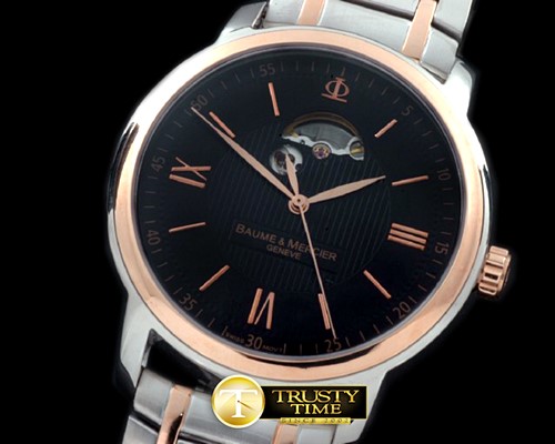 보메 메르시에 Classima Exec SS/RG Black Asian 2824 -BM007B