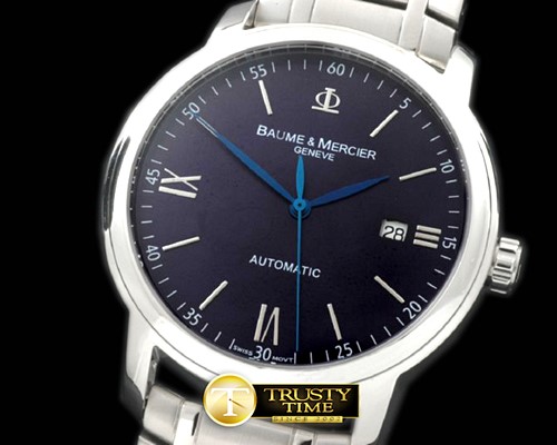 보메 메르시에 Classima Exec SS/SS Blue Asian 2824 -BM009F