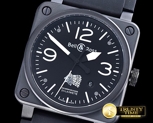 벨&로스 BR0392 Esdacron Ed. PVD/RU Black Miyota 9015 -BR087B