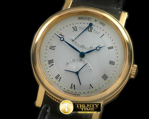 브레게 Jubilee Classic Reserve YG/LE Miyota 9100 -BRE055B