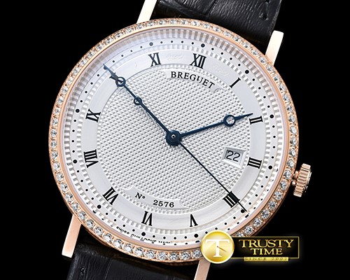 브레게 Breguet Classique Ref.5177 Diams RG/LE White A2892 Mod -BRE067A