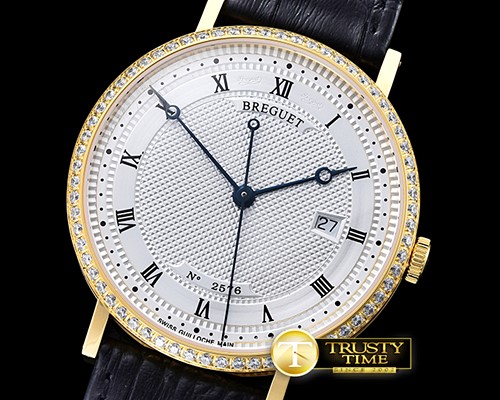 브레게 Breguet Classique Ref.5177 Diams YG/LE White A2892 Mod -BRE067B