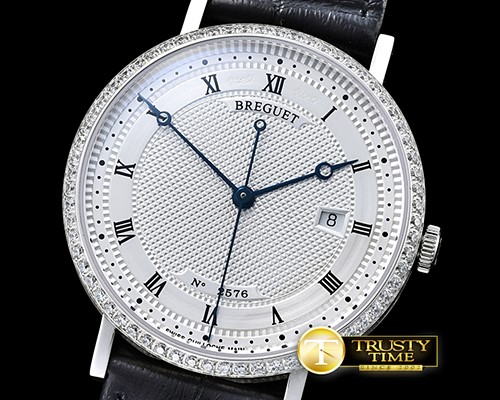 브레게 Breguet Classique Ref.5177 Diams SS/LE White A2892 Mod -BRE067C