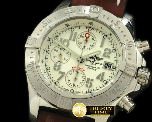 브라이틀링 2011 Avenger Chrono SS/LE White A7750 28800 -BSW0204A