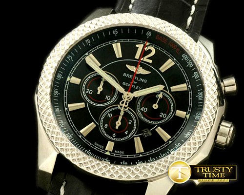 브라이틀링 Bentley Barnato Chrono SS/LE Black A7750 Sec@3 -BSW0228A