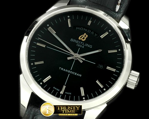 브라이틀링 TransOcean DayDate SS/LE Black Asian 2836 -BSW0233B
