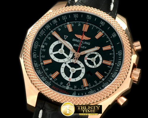 브라이틀링 Bentley Barnato Chrono RG/LE Black A7750 Sec@3 -BSW0239B