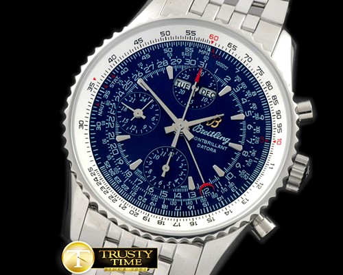 브라이틀링 Montbrillant Datora SS/SS Blue Asia 7751 -BSW0244C